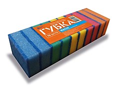 Губка для посуды «Служба быта» Макси, 10 шт.