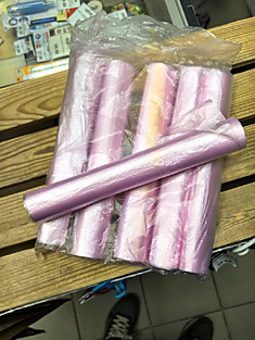 ФНД719 Пакет фасовочный в рулоне ПНД 24х37 см, 8 мкм, 80 шт. розовый (5/50)   0607