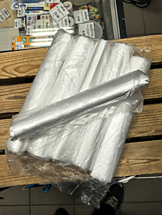 ФНД731 Пакет фасовочный в рулоне ПНД 24х37 см, 8 мкм, 80 шт. прозрачный (5/50)  0133